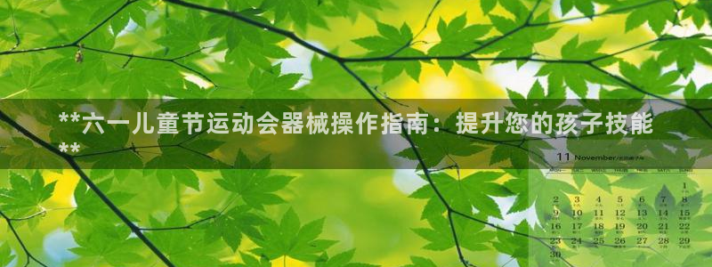 尊龙登录：**六一儿童节运动会器械操作指南：提升您的