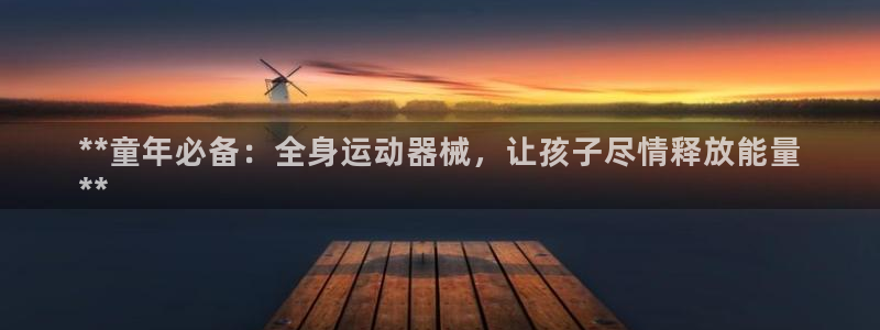 尊龙AG发财网：**童年必备：全身运动器械，让孩子尽