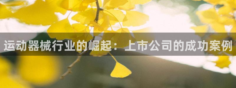 尊龙凯时城娱乐：运动器械行业的崛起：上市公司的成功案