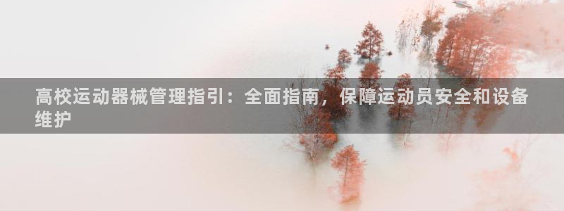 尊龙凯时怎么注销账号：高校运动器械管理指引：全面指南，保障运